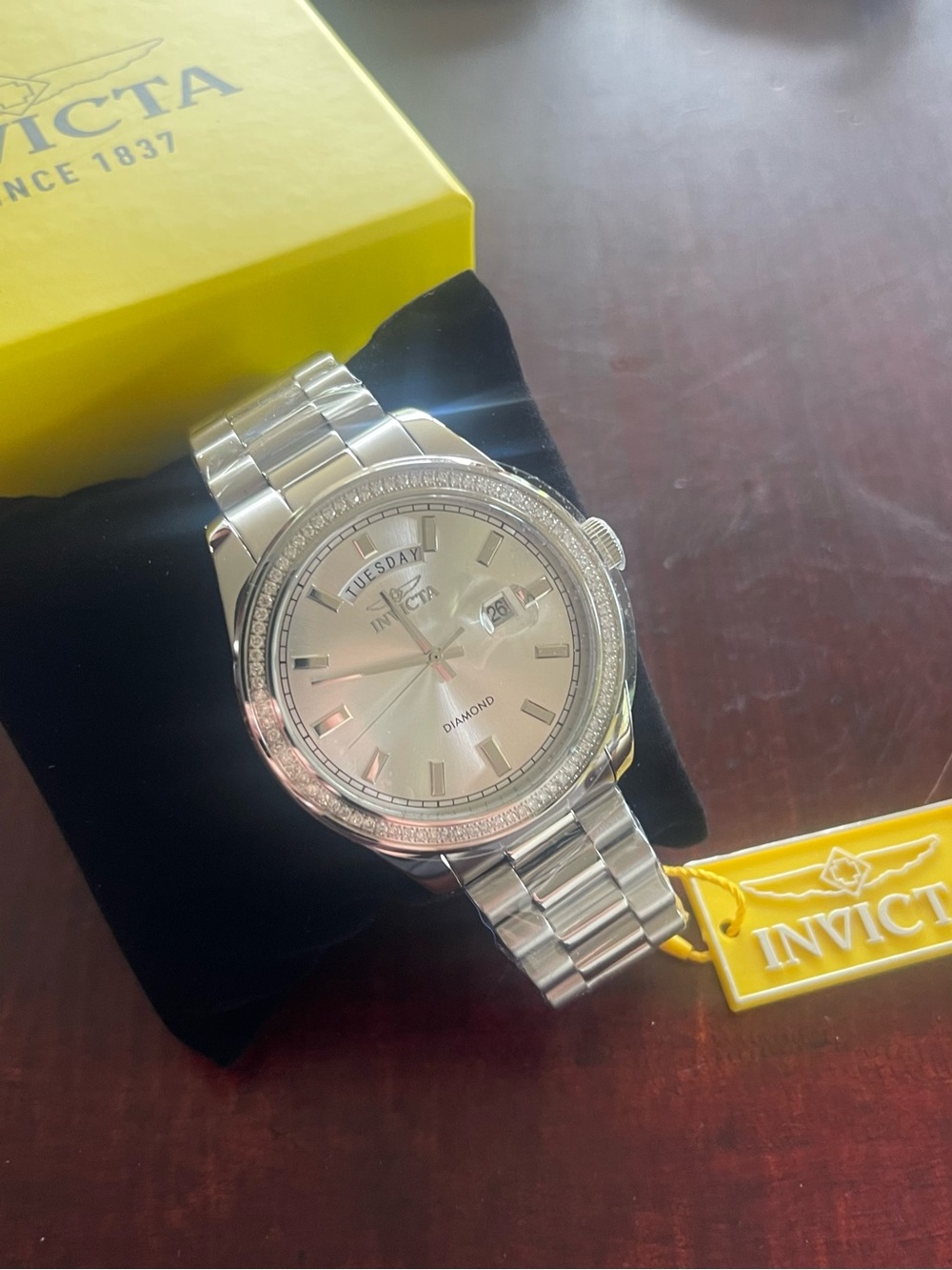 Invicta Elite Diamond 0.41 Carat Diamond Men's Watch - 44mm, Steel (48759)